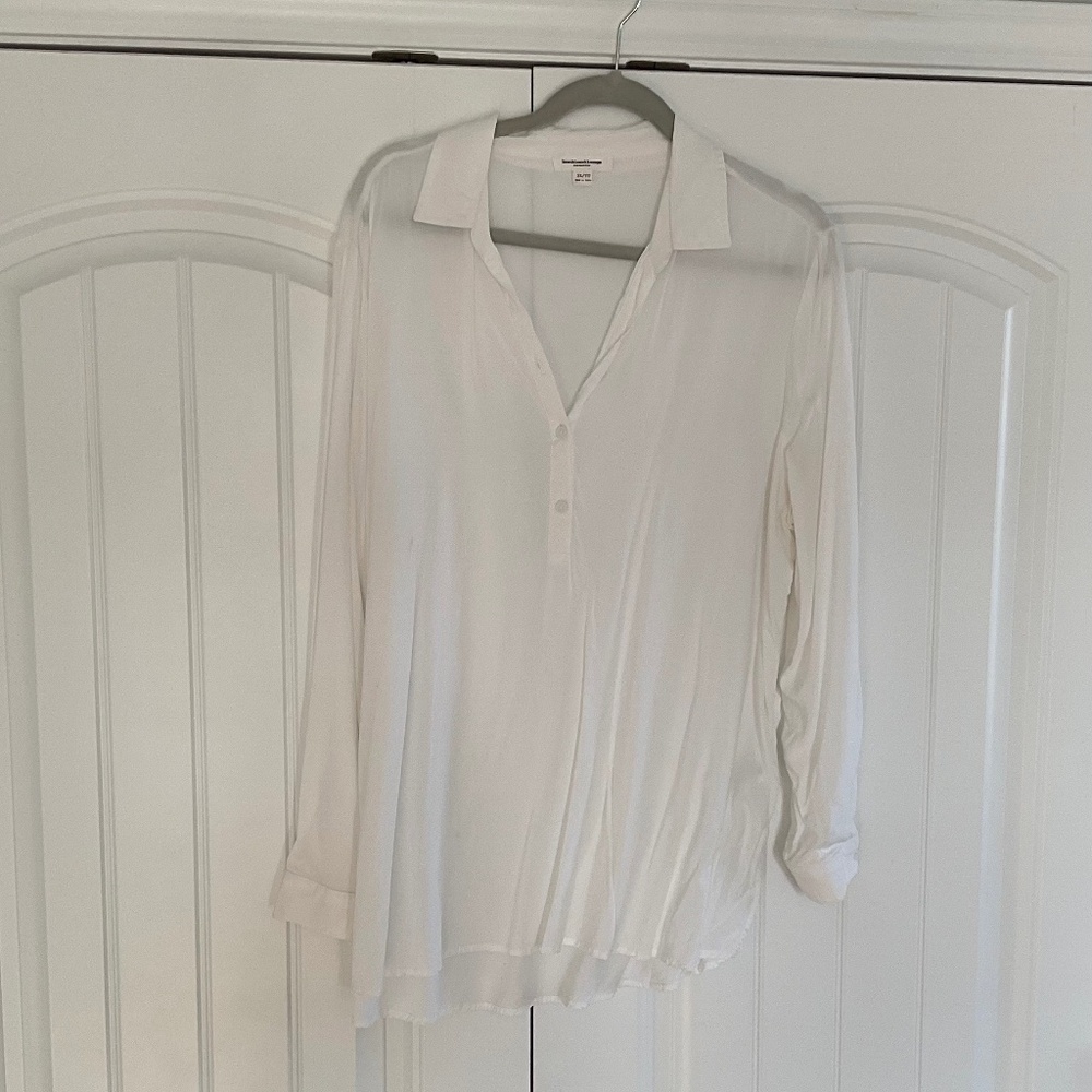 BeachLunchLounge XL White Blouse
